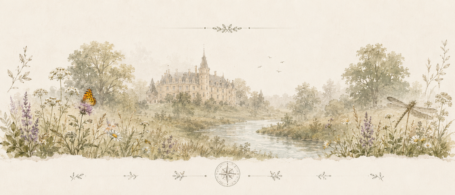 Le Château de Foolz dans son environnement naturel